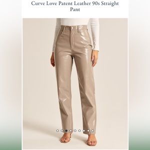 Abercrombie patent leather pants